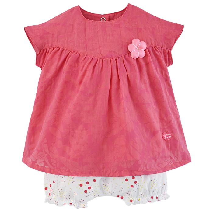 robe et bloomer bebe fille